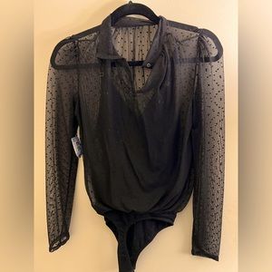 NWT polka dot bodysuit
